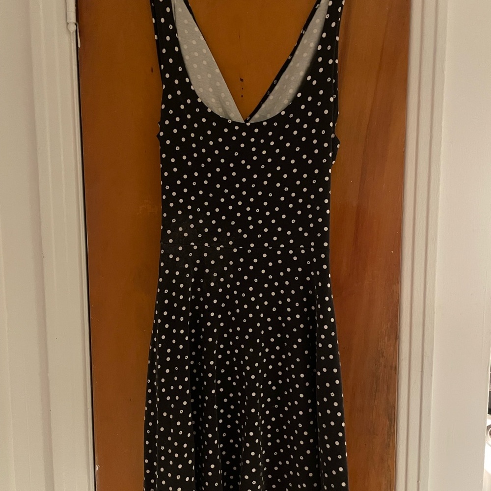 Black and White Polka Dot Dress